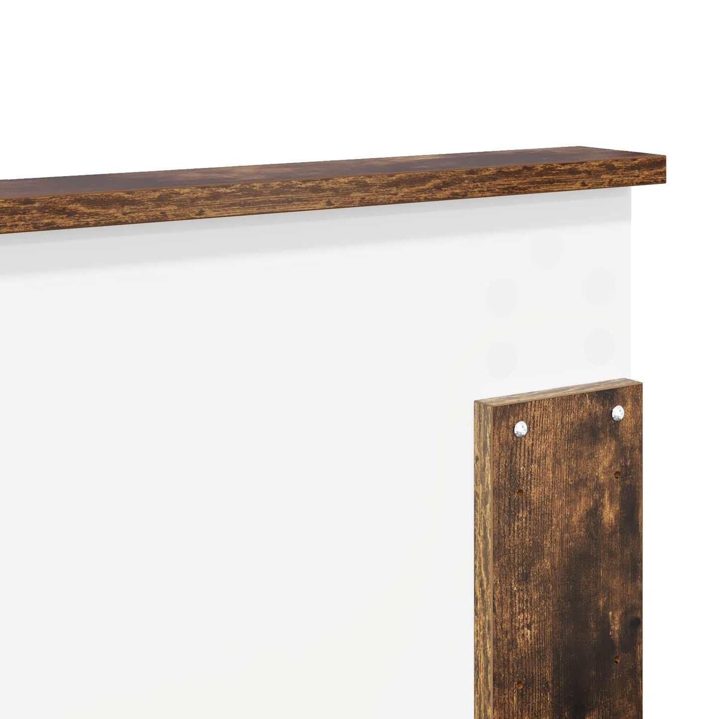 Headboard with Headboard Smoked Oak 200 cm Engineered wood