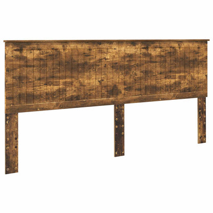 Headboard with Headboard Smoked Oak 200 cm Engineered wood
