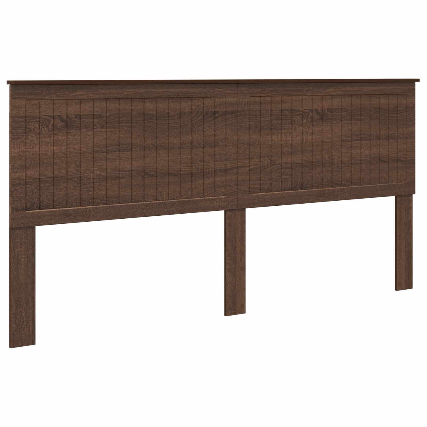 Headboard with Headboard Brown Oak 200 cm Engineered wood