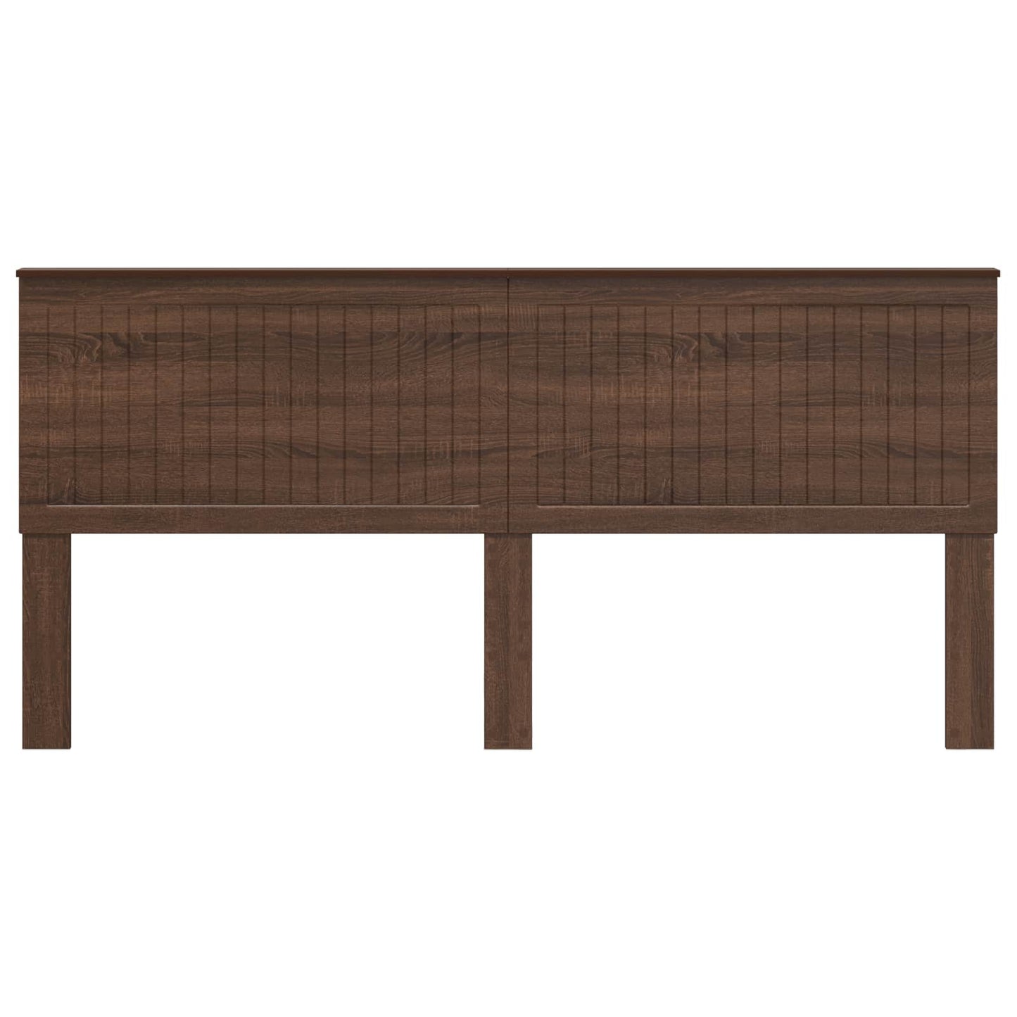 Headboard with Headboard Brown Oak 200 cm Engineered wood