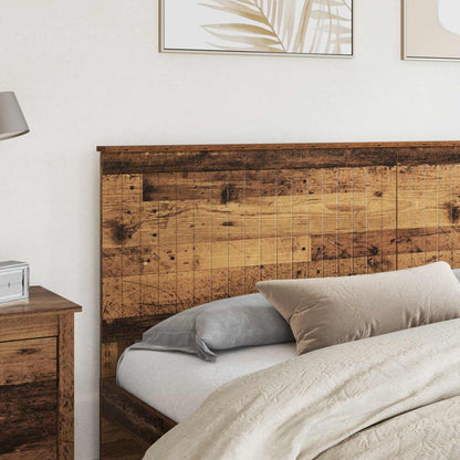 Headboard with Headboard Old Wood 200 cm Engineered wood