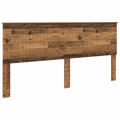 Headboard with Headboard Old Wood 200 cm Engineered wood
