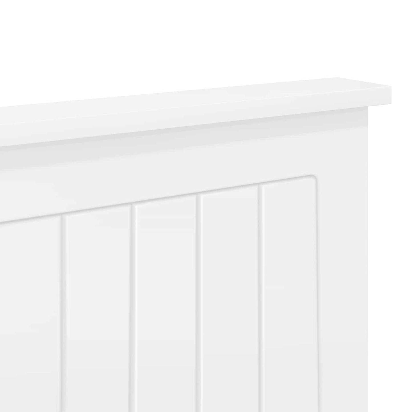 Headboard with Headboard White 180 cm Engineered wood