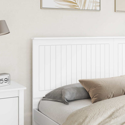 Headboard with Headboard White 180 cm Engineered wood