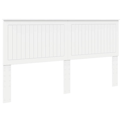 Headboard with Headboard White 180 cm Engineered wood