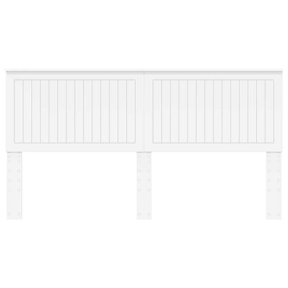 Headboard with Headboard White 180 cm Engineered wood