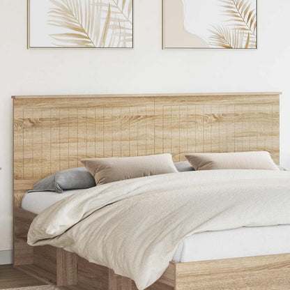 Headboard with Headboard Sonoma Oak 180 cm Engineered wood