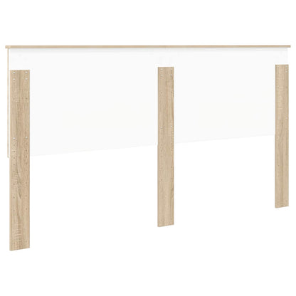 Headboard with Headboard Sonoma Oak 180 cm Engineered wood
