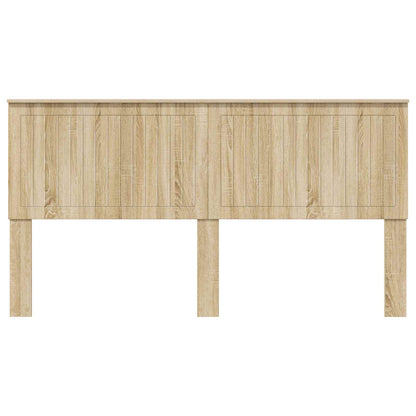 Headboard with Headboard Sonoma Oak 180 cm Engineered wood