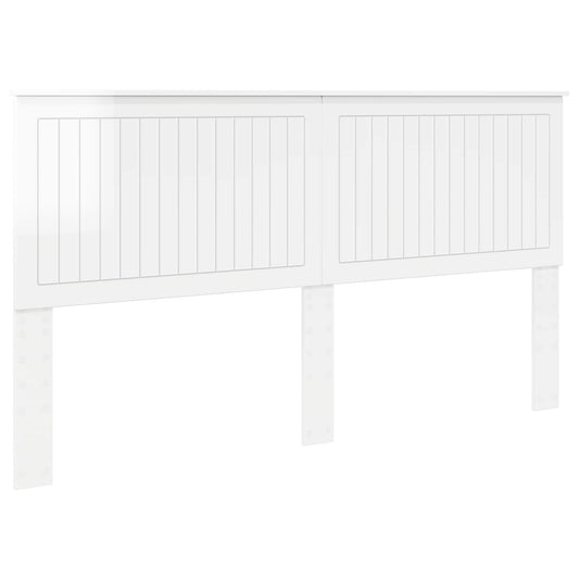 Headboard Gloss White Engineered wood
