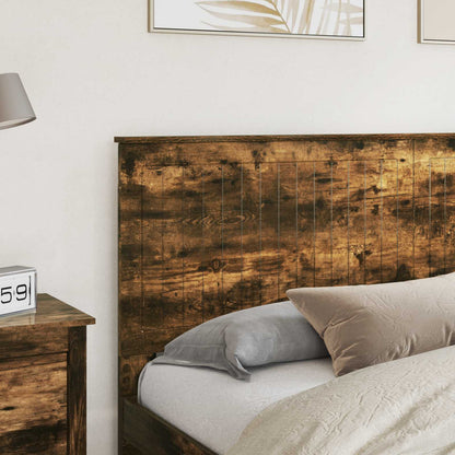 Headboard with Headboard Smoked Oak 180 cm Engineered wood