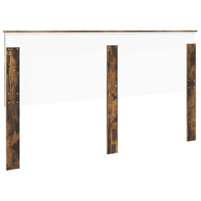 Headboard with Headboard Smoked Oak 180 cm Engineered wood