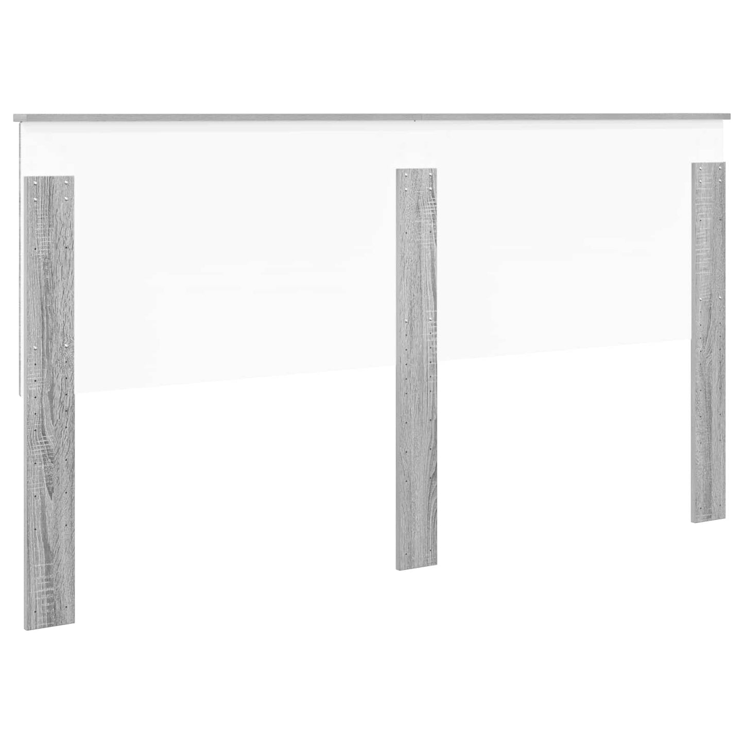Headboard with Headboard Grey Sonoma 180 cm Engineered wood