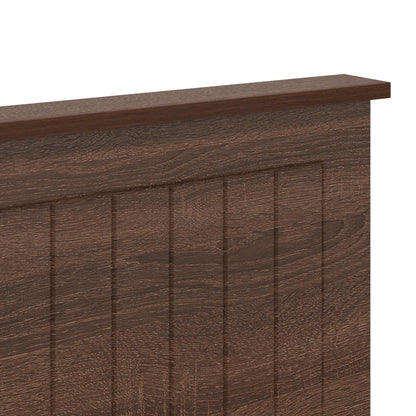 Headboard with Headboard Brown Oak 180 cm Engineered wood