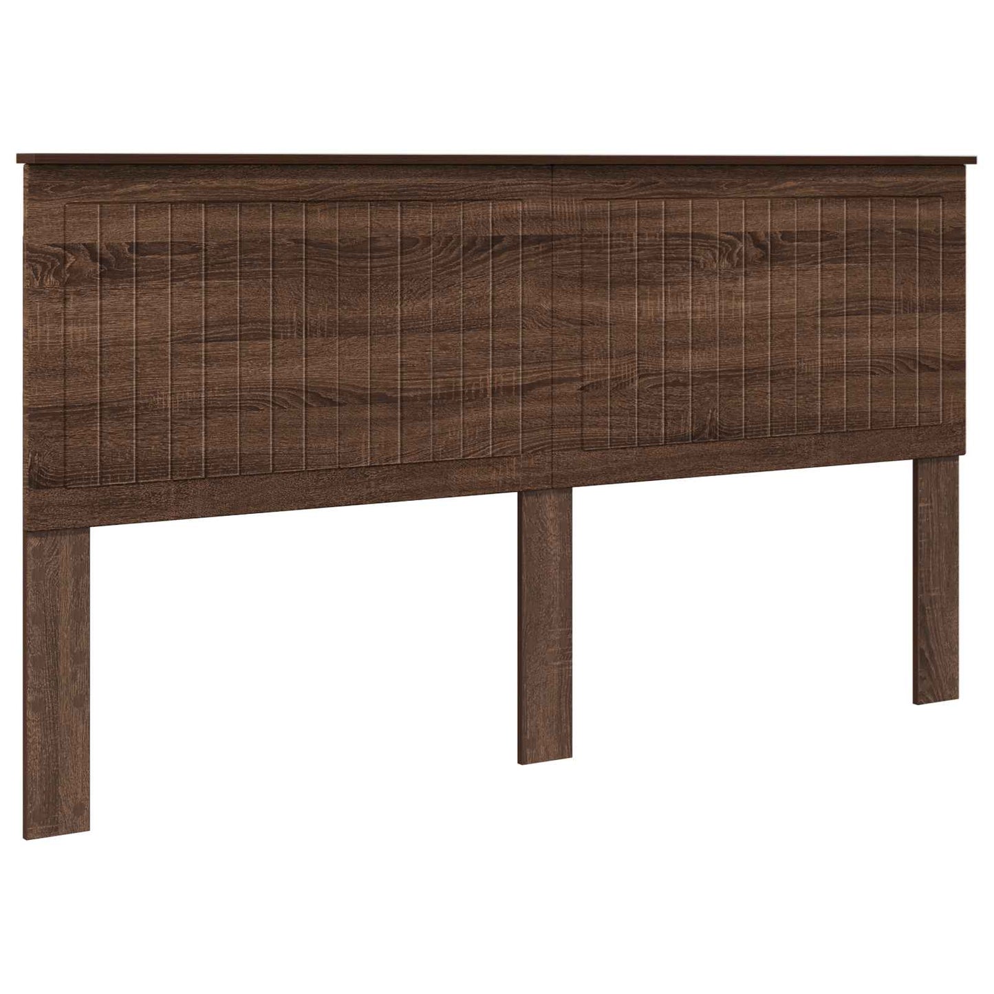 Headboard with Headboard Brown Oak 180 cm Engineered wood