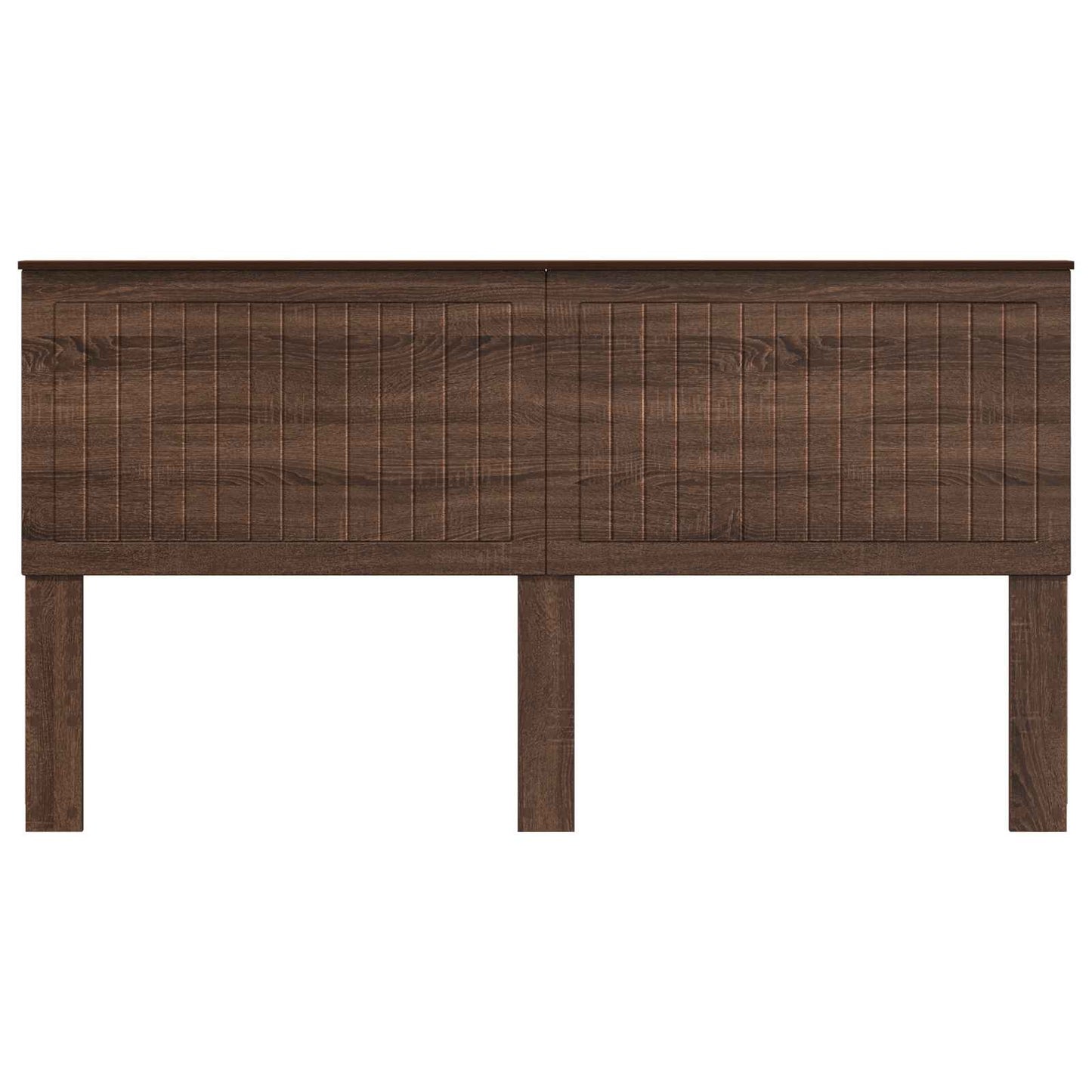 Headboard with Headboard Brown Oak 180 cm Engineered wood