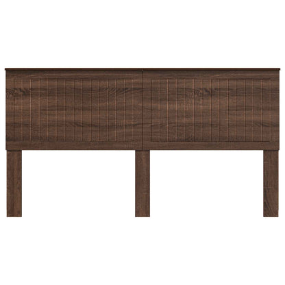Headboard with Headboard Brown Oak 180 cm Engineered wood