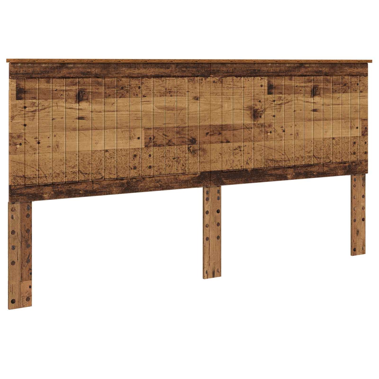 Headboard with Headboard Old Wood 180 cm Engineered wood