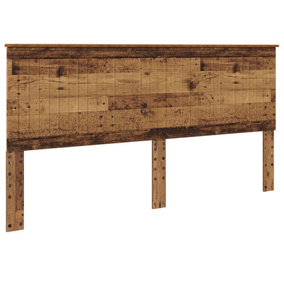 Headboard with Headboard Old Wood 180 cm Engineered wood