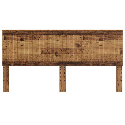 Headboard with Headboard Old Wood 180 cm Engineered wood