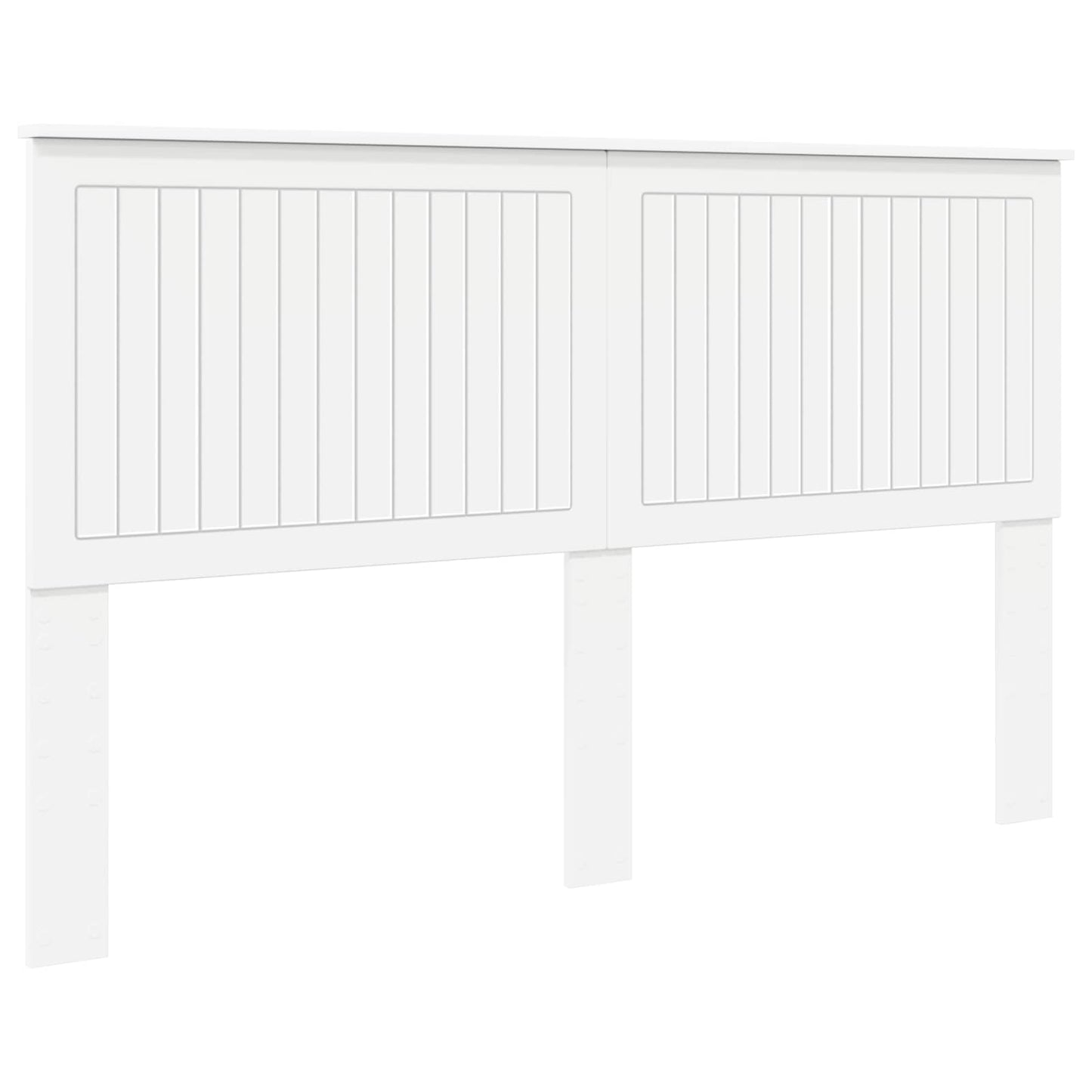 Headboard with Headboard White 160 cm Engineered wood