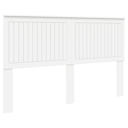 Headboard with Headboard White 160 cm Engineered wood