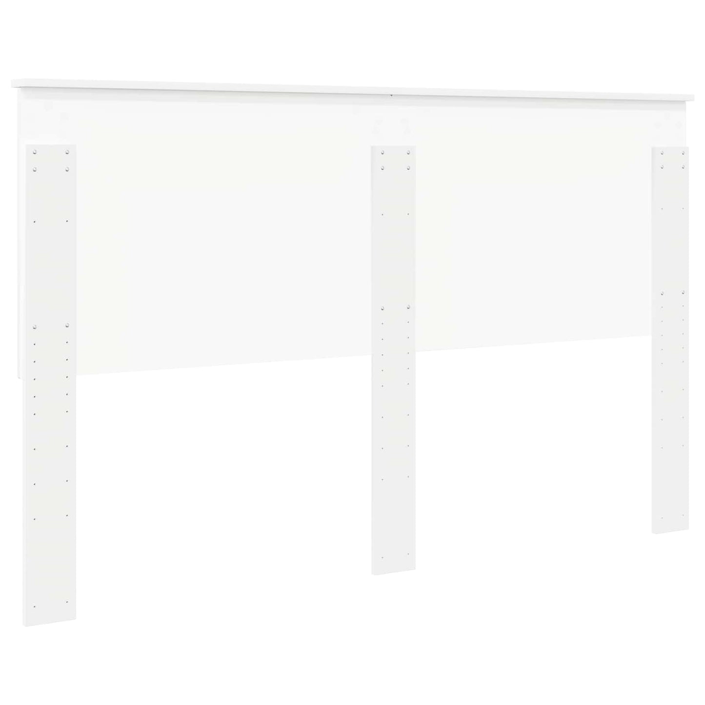 Headboard with Headboard White 160 cm Engineered wood