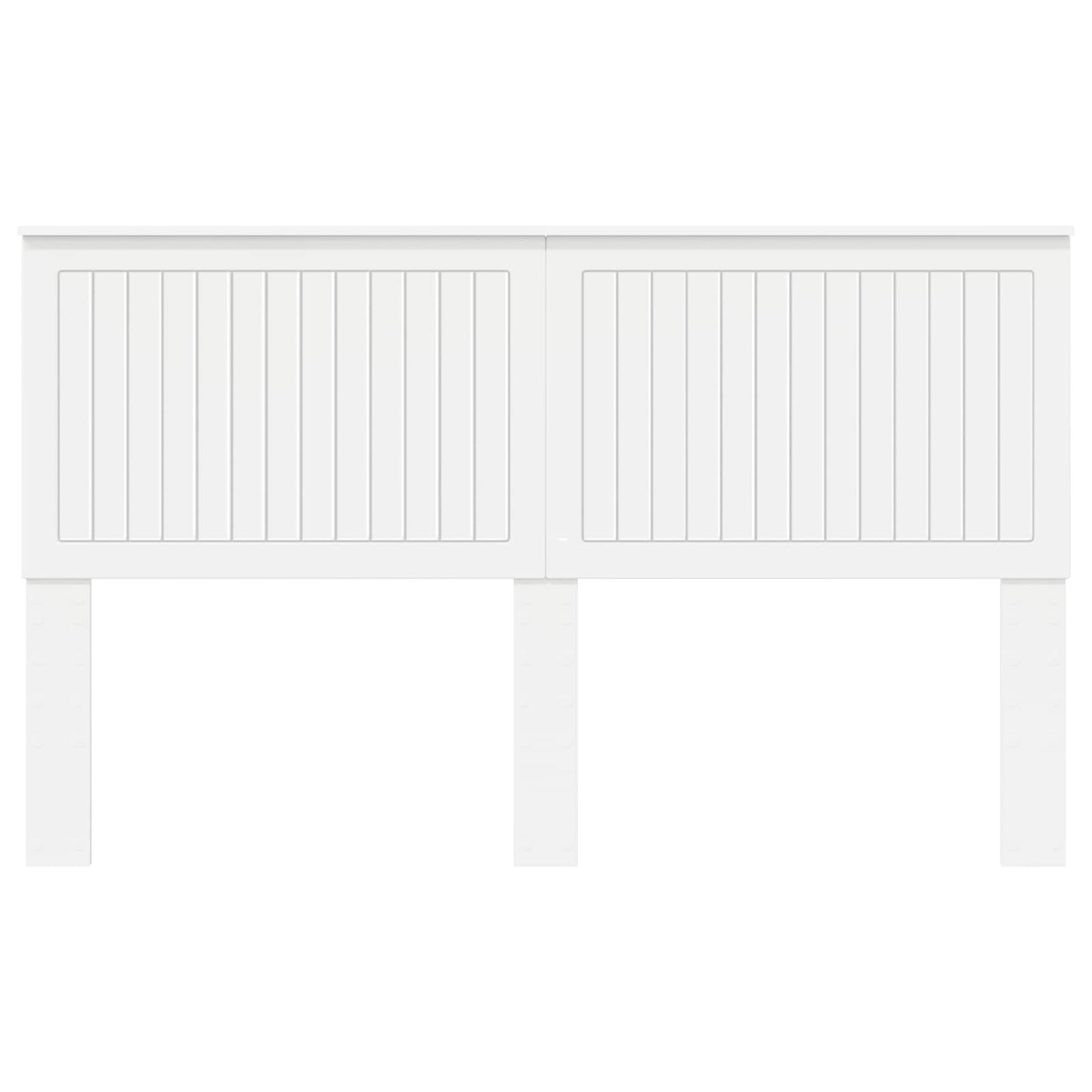 Headboard with Headboard White 160 cm Engineered wood