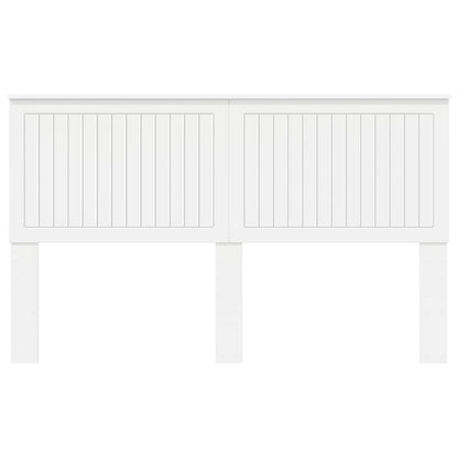 Headboard with Headboard White 160 cm Engineered wood
