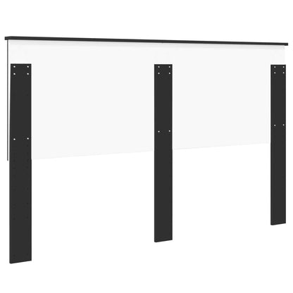 Headboard with Headboard Black Oak 160 cm Engineered wood