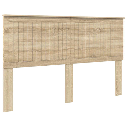 Headboard with Headboard Sonoma Oak 160 cm Engineered wood
