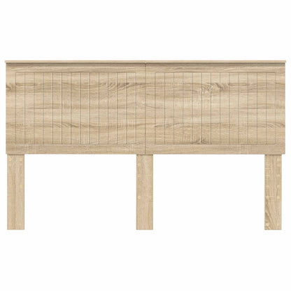 Headboard with Headboard Sonoma Oak 160 cm Engineered wood