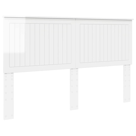 Headboard Gloss White Engineered wood