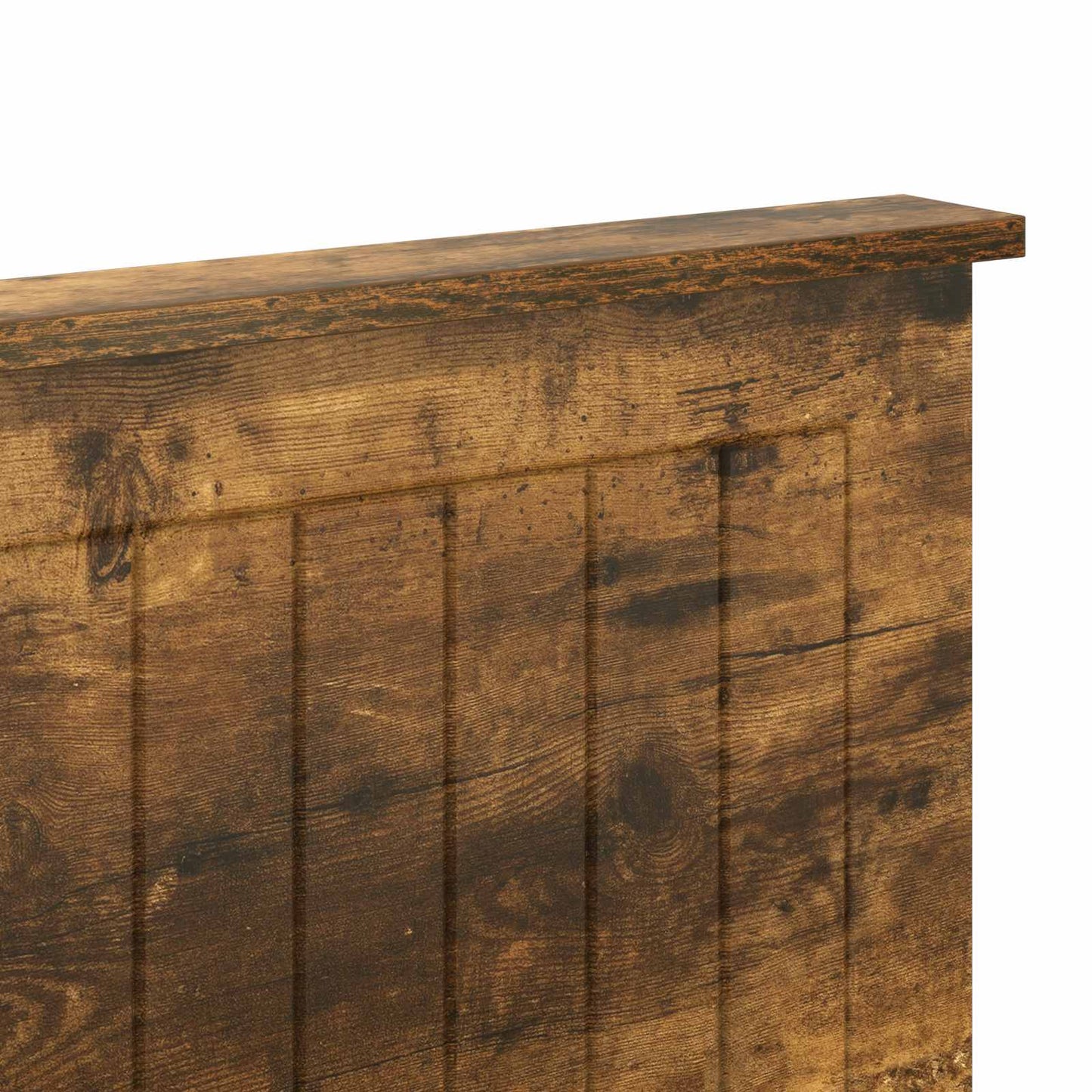 Headboard with Headboard Smoked Oak 160 cm Engineered wood