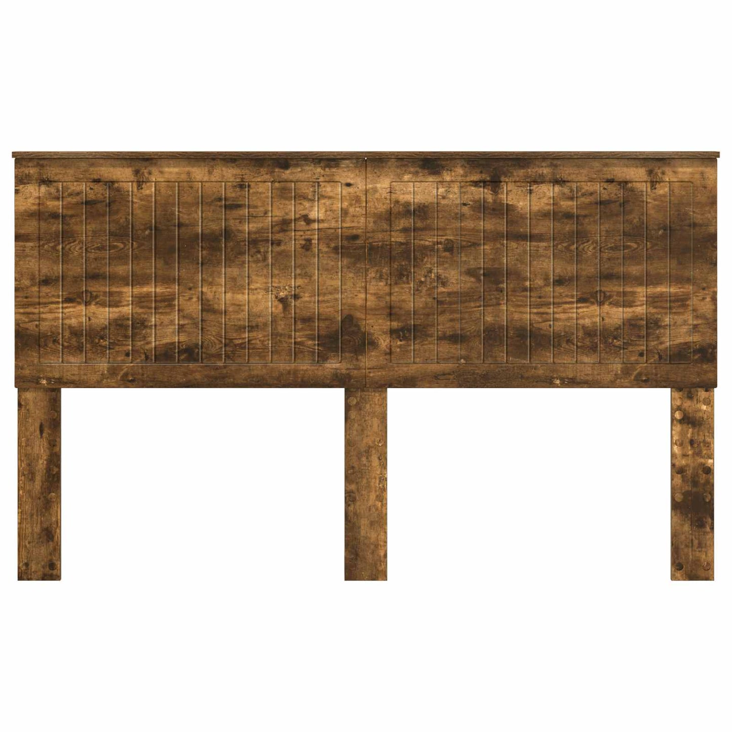 Headboard with Headboard Smoked Oak 160 cm Engineered wood