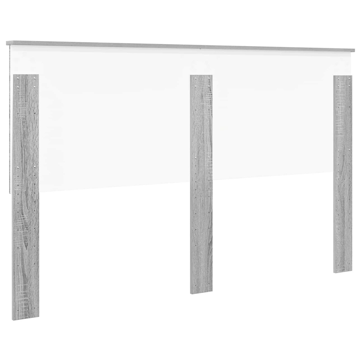 Headboard with Headboard Grey Sonoma 160 cm Engineered wood
