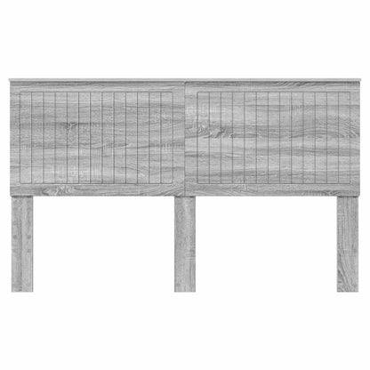 Headboard with Headboard Grey Sonoma 160 cm Engineered wood