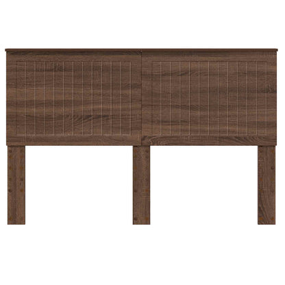 Headboard with Headboard Brown Oak 160 cm Engineered wood