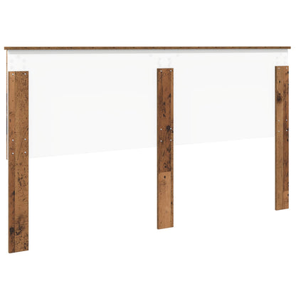 Headboard with Headboard Old Wood 160 cm Engineered wood