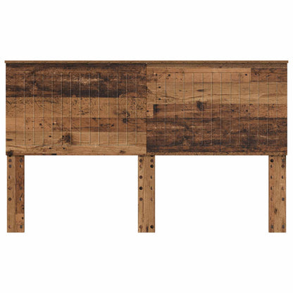 Headboard with Headboard Old Wood 160 cm Engineered wood