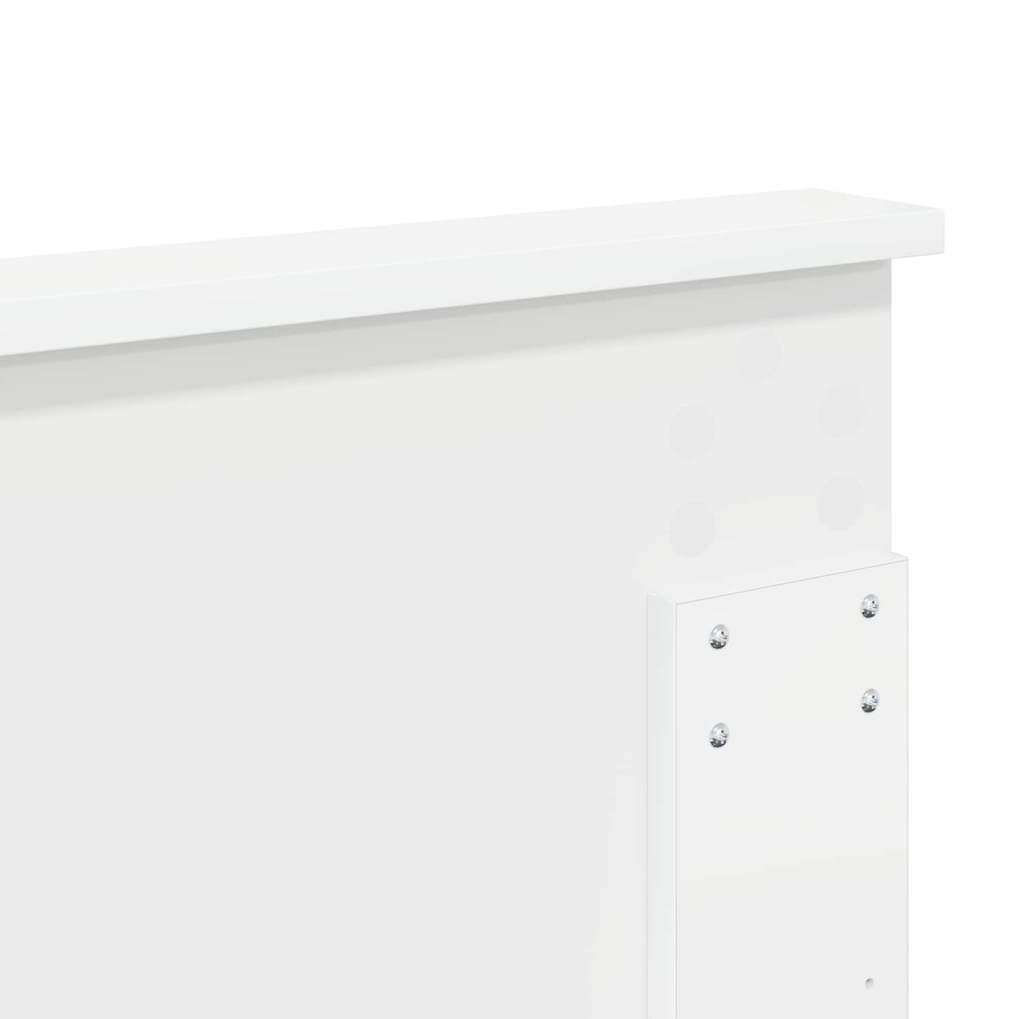 Headboard with Headboard White 150 cm Engineered wood