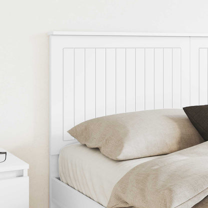 Headboard with Headboard White 150 cm Engineered wood