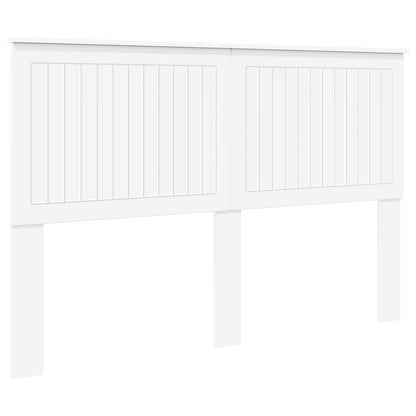 Headboard with Headboard White 150 cm Engineered wood