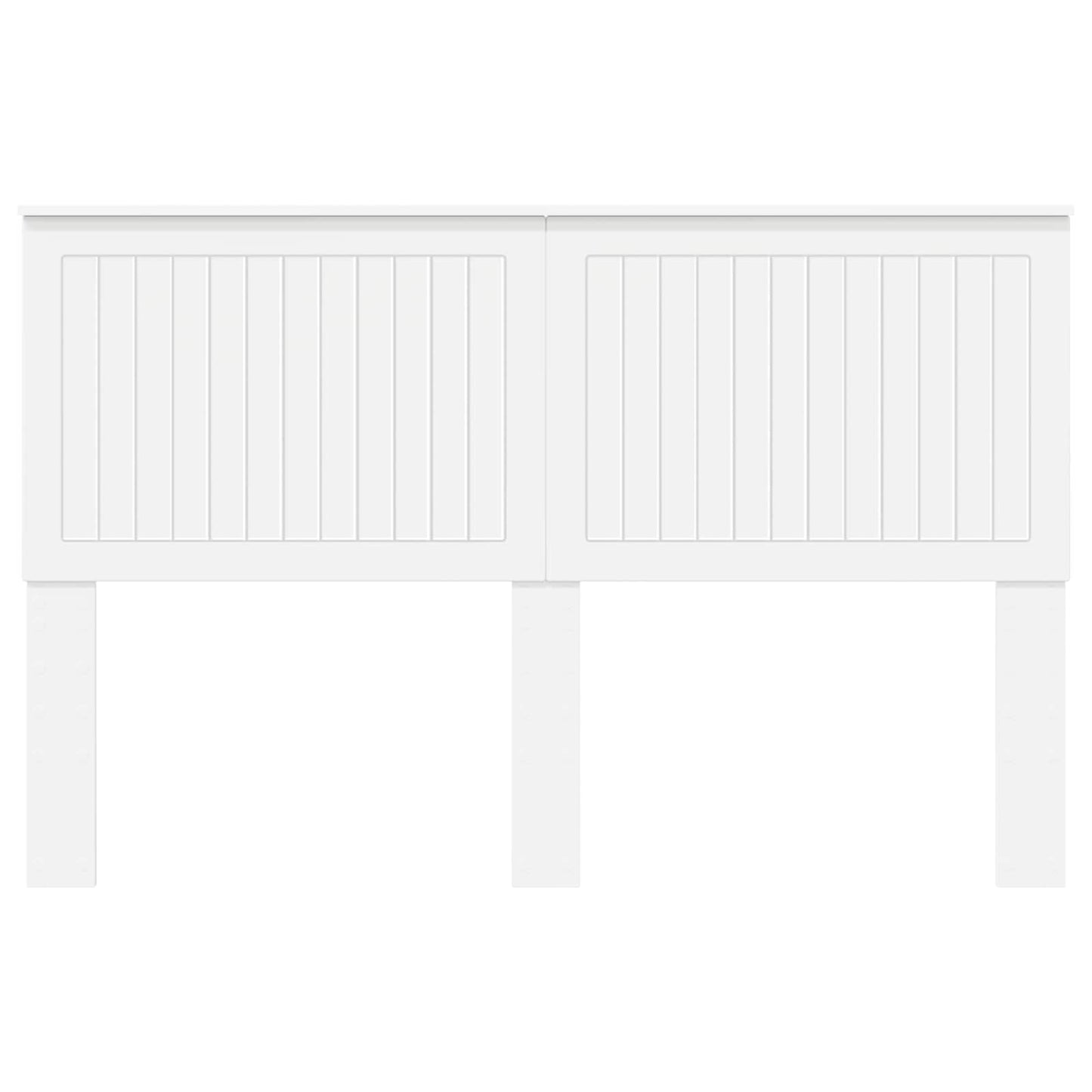 Headboard with Headboard White 150 cm Engineered wood