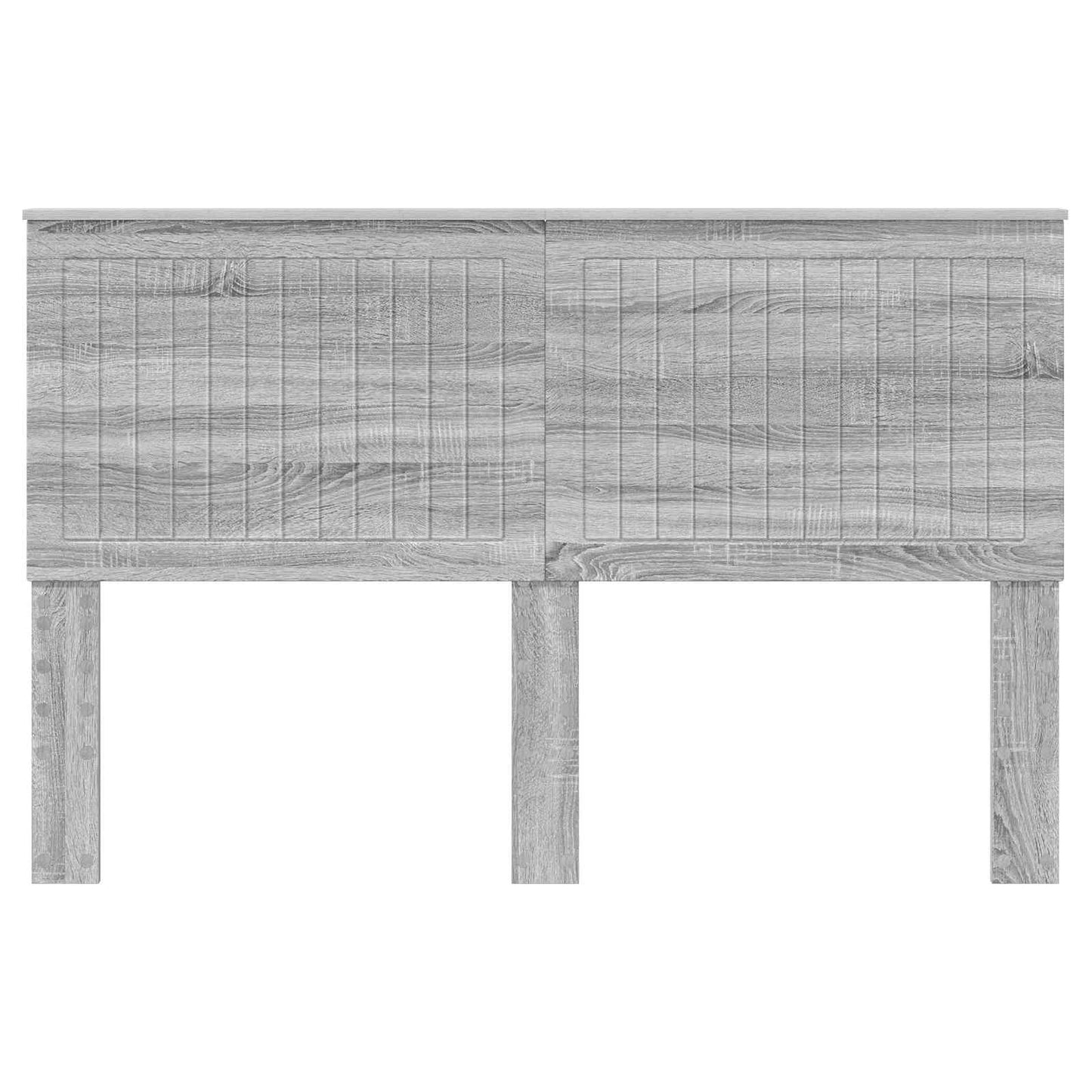 Headboard with Headboard Grey Sonoma 150 cm Engineered wood