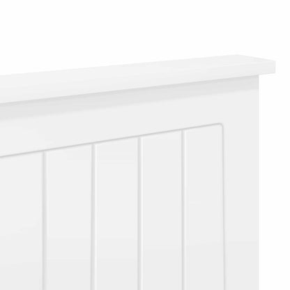 Headboard with Headboard White 140 cm Engineered wood