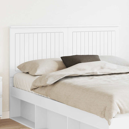 Headboard with Headboard White 140 cm Engineered wood