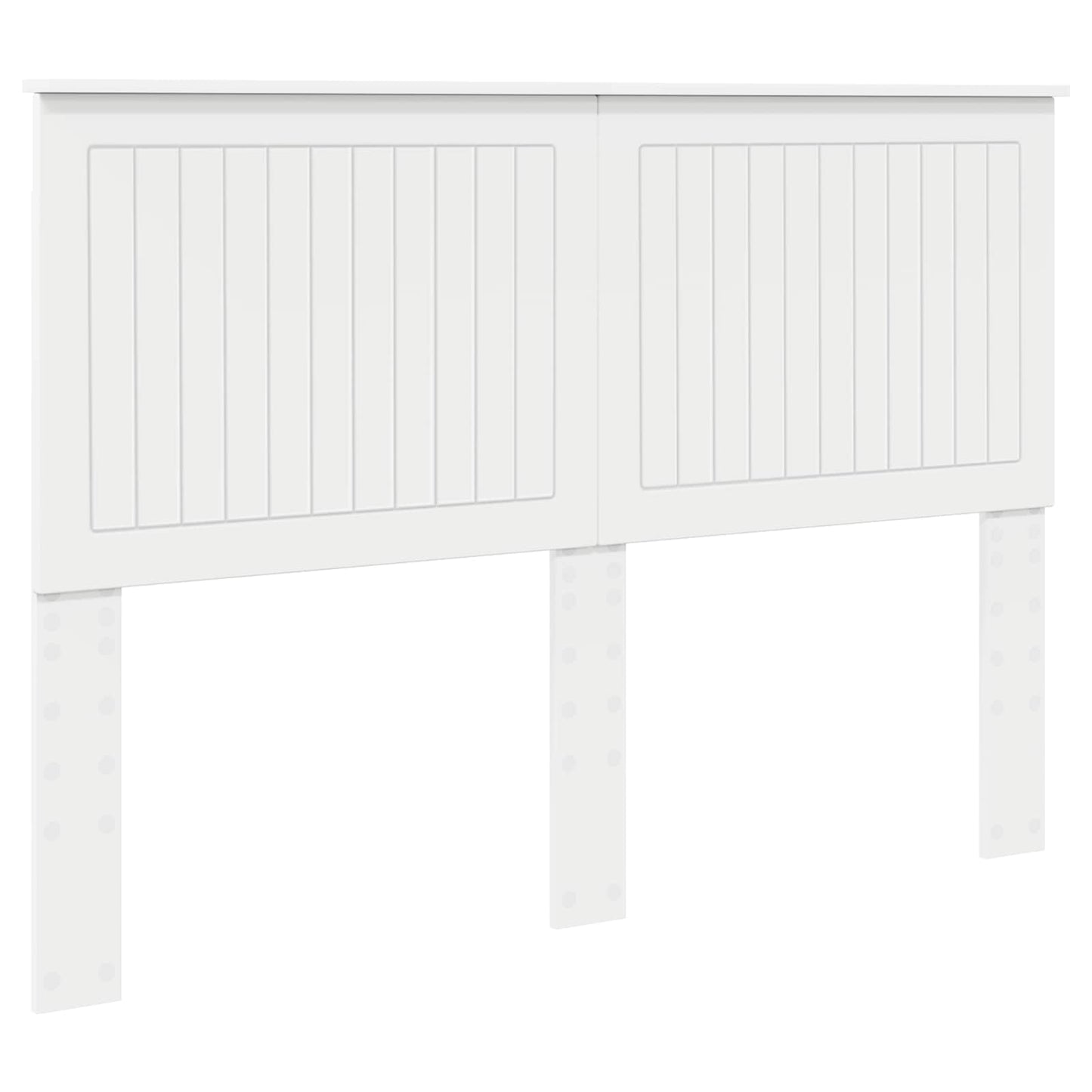 Headboard with Headboard White 140 cm Engineered wood