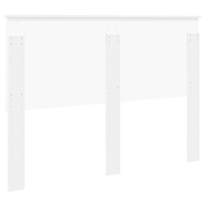 Headboard with Headboard White 140 cm Engineered wood