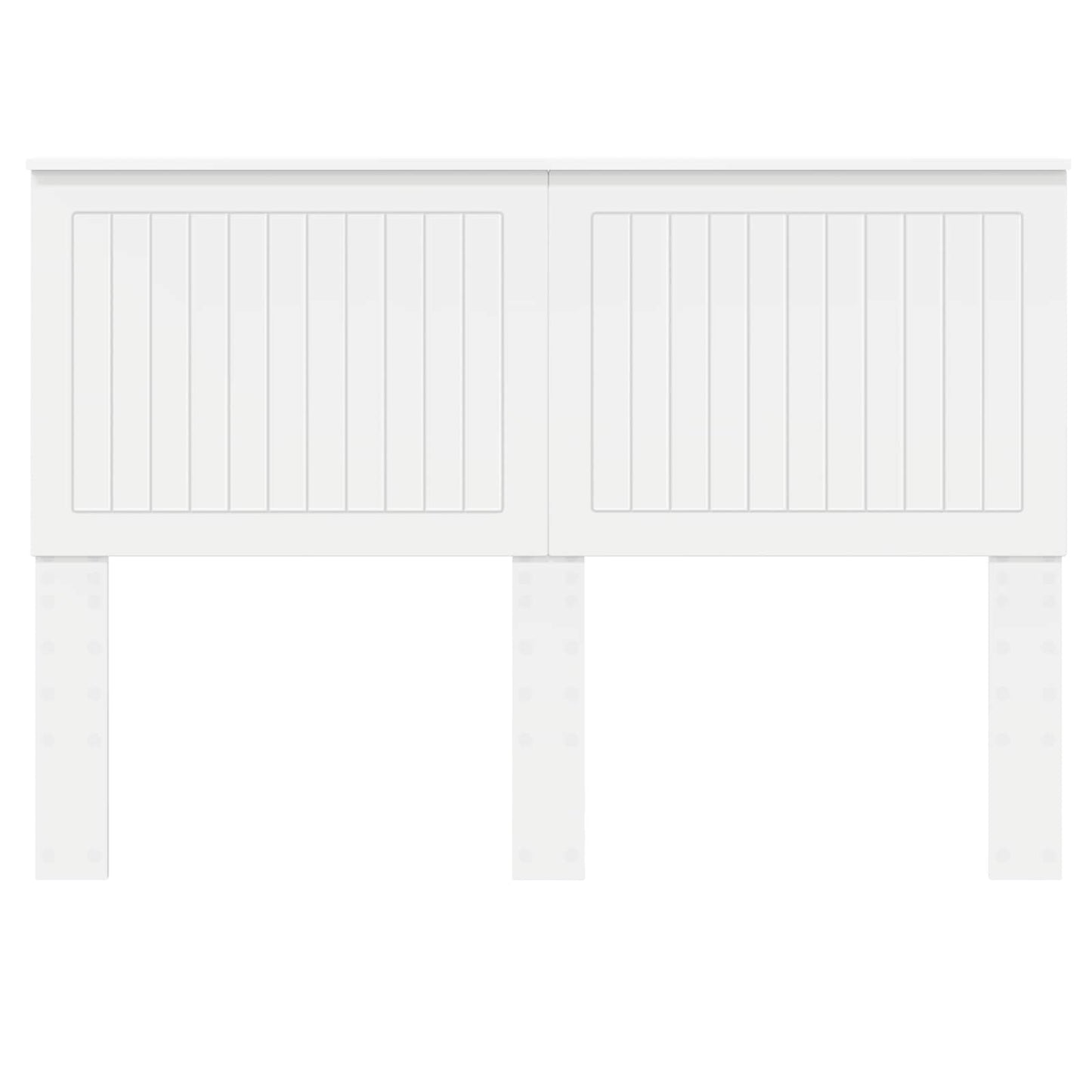 Headboard with Headboard White 140 cm Engineered wood